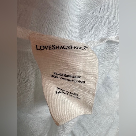 LoveShackFancy Natasha Floral Mini Dress in Blueberry Cloud Size XS - Picture 12 of 13